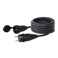 COMMEL 0650 produžni kabel s utikačem i natikačem "šuko" 16 a 250 v ~ 3500 w ip44